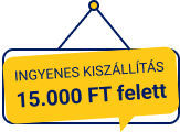 Ingyenes kiszállítás 15.000 Ft felett