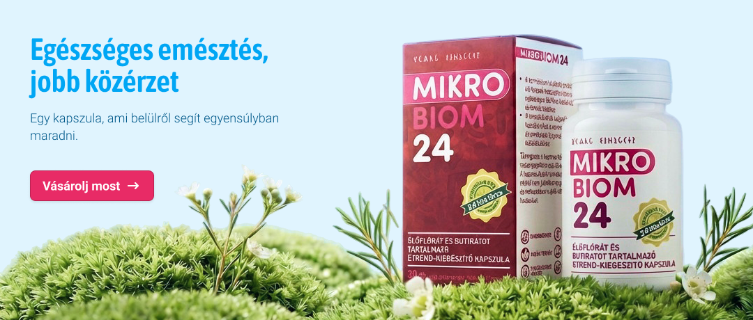 Egészséges emésztés, jobb közérzet