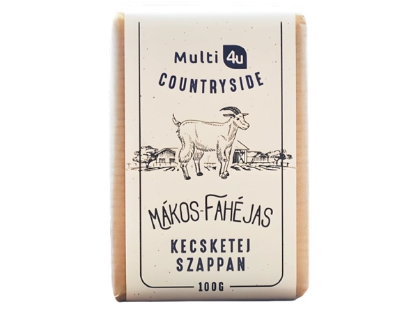Multi 4U Countryside Mákos-Fahéjas kecsketej szappan