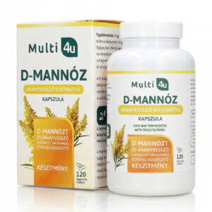 Multi 4U D-mannose kapszula aranyvessző kivonattal 120db