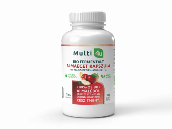 Multi 4U Bio fermentált almaecet kapszula 400mg 75db