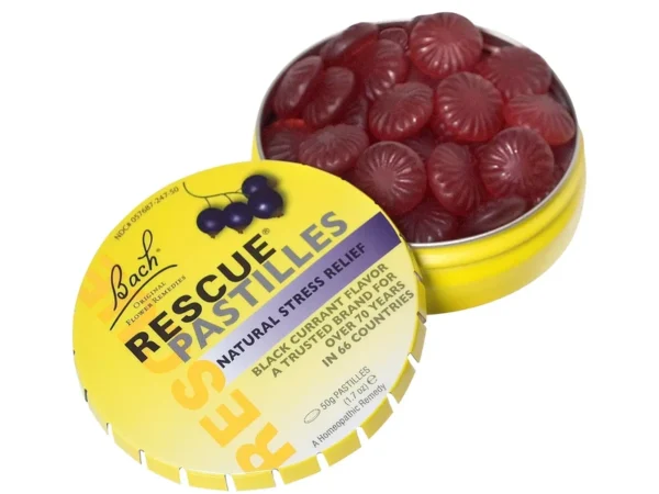 Bach Virágterápia RESCUE pasztilla fekete ribizlis 50g