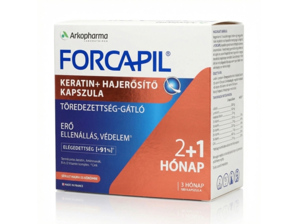 Forcapil Keratin+ Hajerősítő 180 db