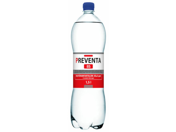 Preventa 85 csökkentett deutérium víz szénsavas 1,5l