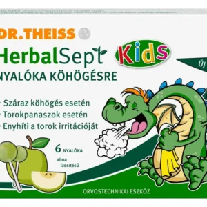 Dr.Theiss HerbalSept nyalóka köhögésre (alma ízesítésű) 6 db