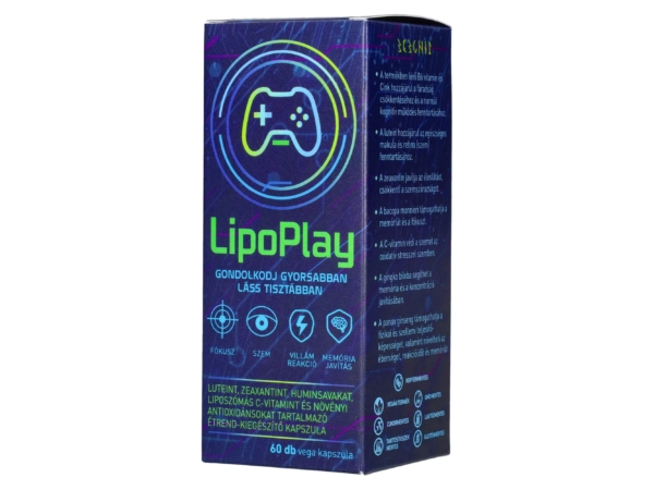 Hymato LipoPlay étrend-kiegészítő kapszula 60db