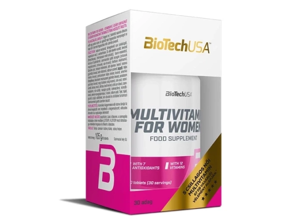 BioTech USA Multivitamin for Women 60db tabletta