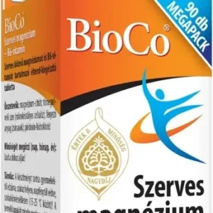 BioCo Szerves magnézium + B6 Megapack tabletta 90db