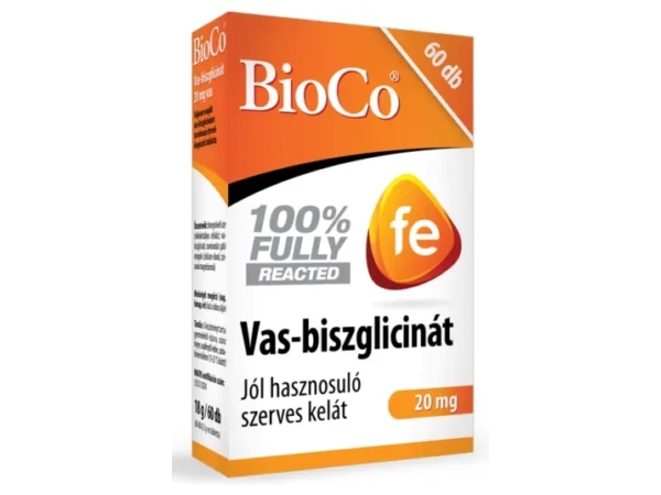 BioCo Vas-biszglicinát 20 mg tabletta 60 db