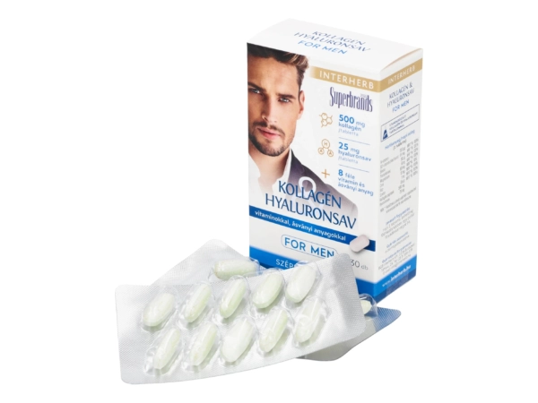 Interherb VITAL Kollagén & Hyaluronsav Men 30 db kapszula