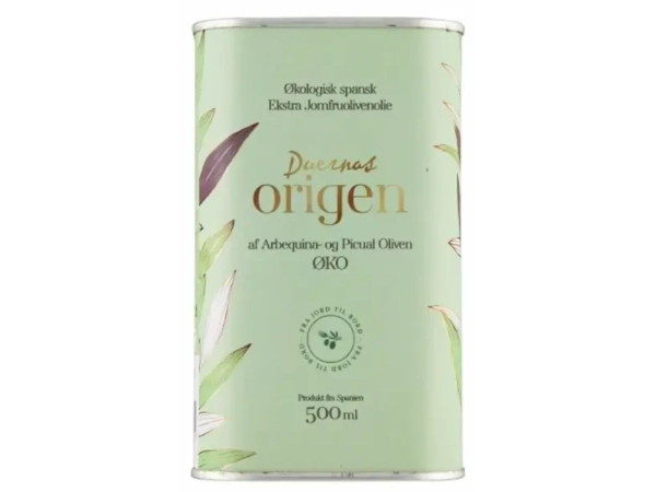 Duernas Origen Lata (Arbequina és Picual) BIO– Extraszűz olívaolaj 500ml fémdobozban