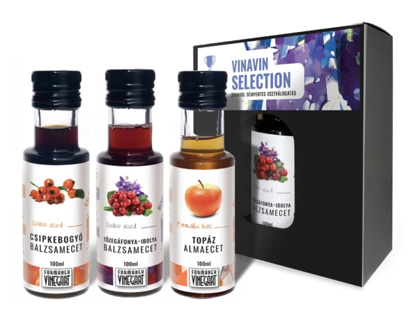 Formanek Vineg'Art - VinaVin Selection - Spanyol Díjnyertes Ecetválogatás 3x100ml