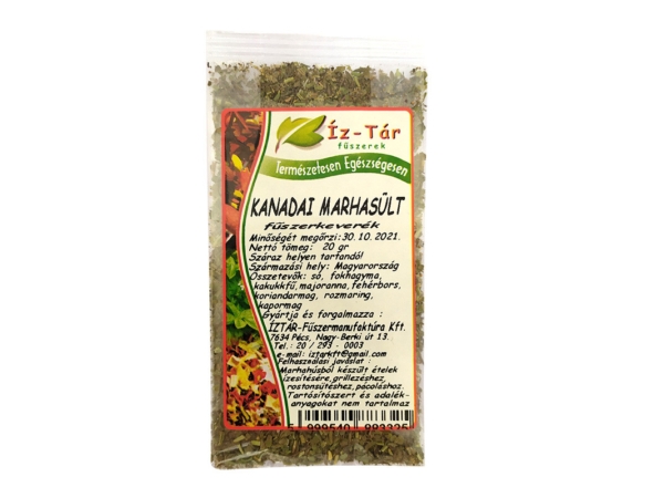 Íz Tár Kanadai Marhasült Fűszerkeverék 20 g