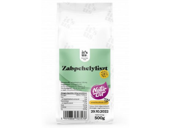 It's us NATURBIT Zabpehelyliszt gluténmentes 500g