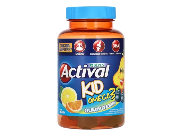Béres Actival Kid Omega-3 gumitabletta 50db