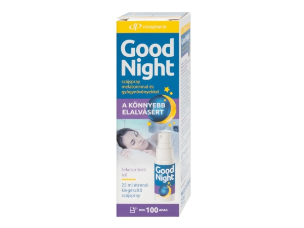 InnoPharm Good Night szájspray melatoninnal és gyógynövényekkel 25 ml